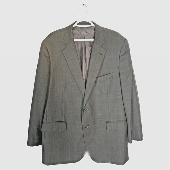 Brooks Brother 346 Madison Fit Two Button Gray 100% Wool Jacket/Coat/Blazer - Picture 3 of 13